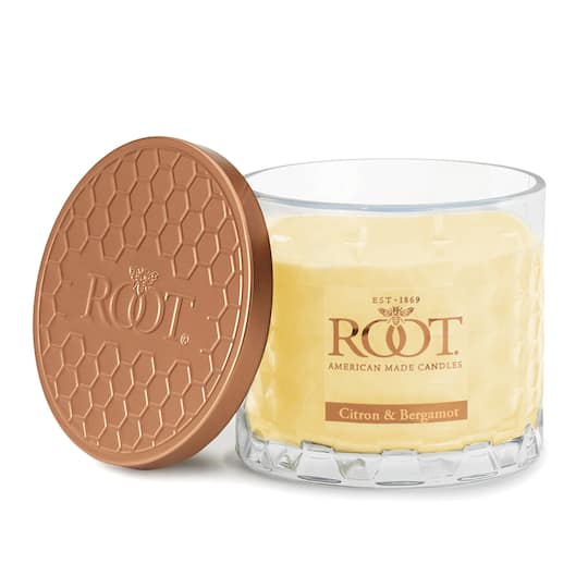 Root Candles; Root Candles Signature 3-Wick Honeycomb Beeswax Blend Jar Candle; Category:Wax Candles; Image:1